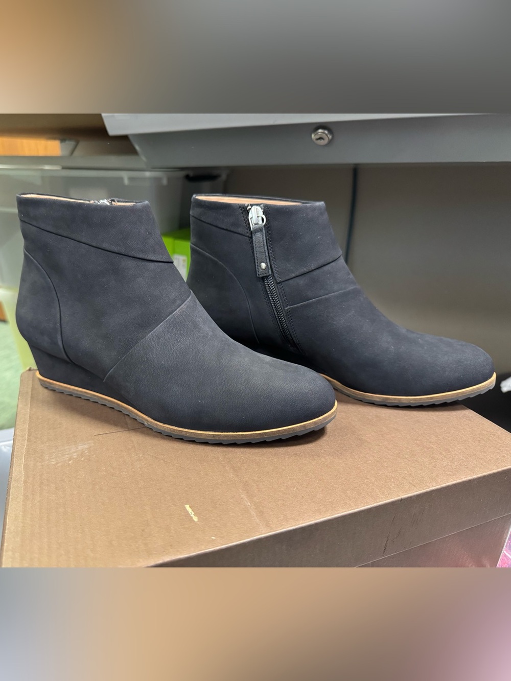 Women’s Black Ankle Booties with Side Zip *BRAND NEW*
